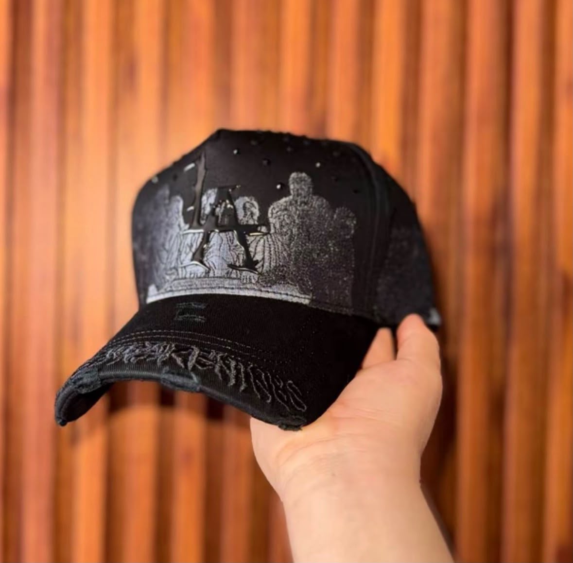 🧢Gorra el barbas Hats 💸x Ct 2025 🔥negro