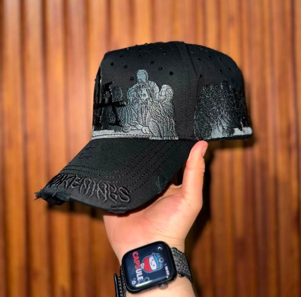 🧢Gorra el barbas Hats 💸x Ct 2025 🔥negro